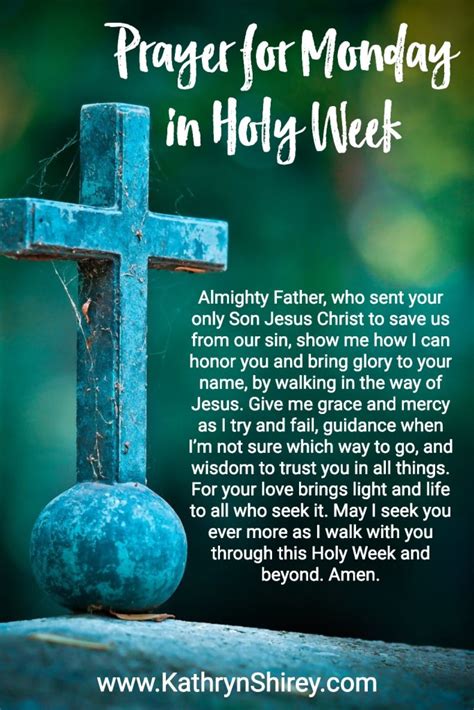 prayer for holy week